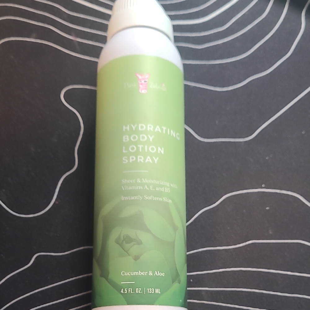 Pink Zebra Hydrating Body Lotion Spray - Green